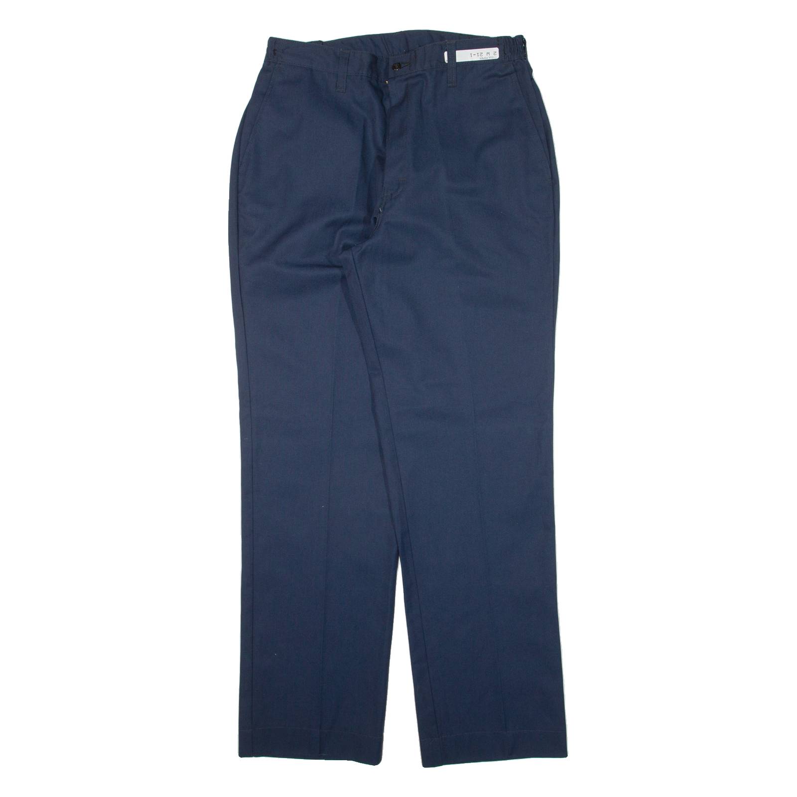 DICKIES Workwear Mens Trousers Blue Regular Straight W30 L31