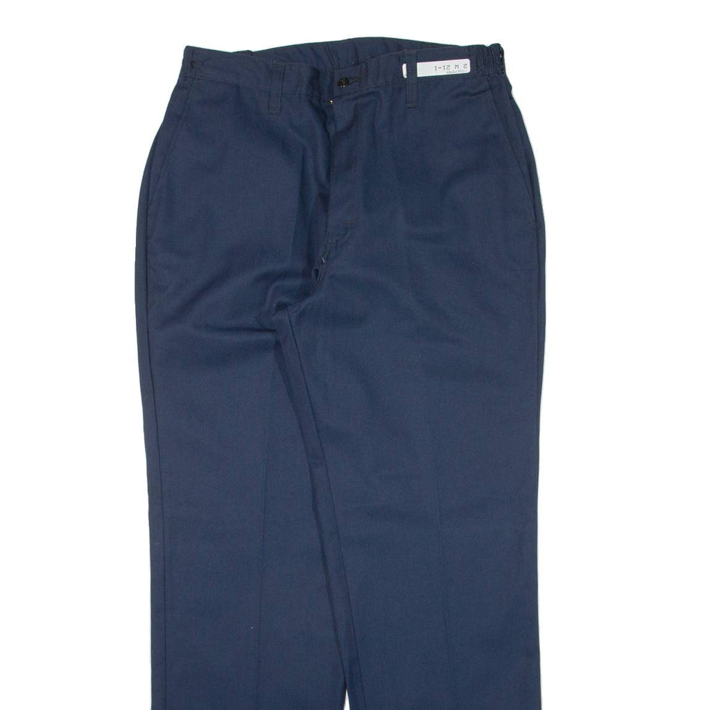 DICKIES Workwear Mens Trousers Blue Regular Straight W30 L31