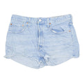 LEVI'S Cut Off 501 Womens Denim Shorts Blue M W32