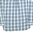 TOMMY HILFIGER Mens Blue & White Check Shirt M Classic Cotton Blend Button Down