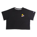 CHAMPION Crop Womens T-Shirt Black XL