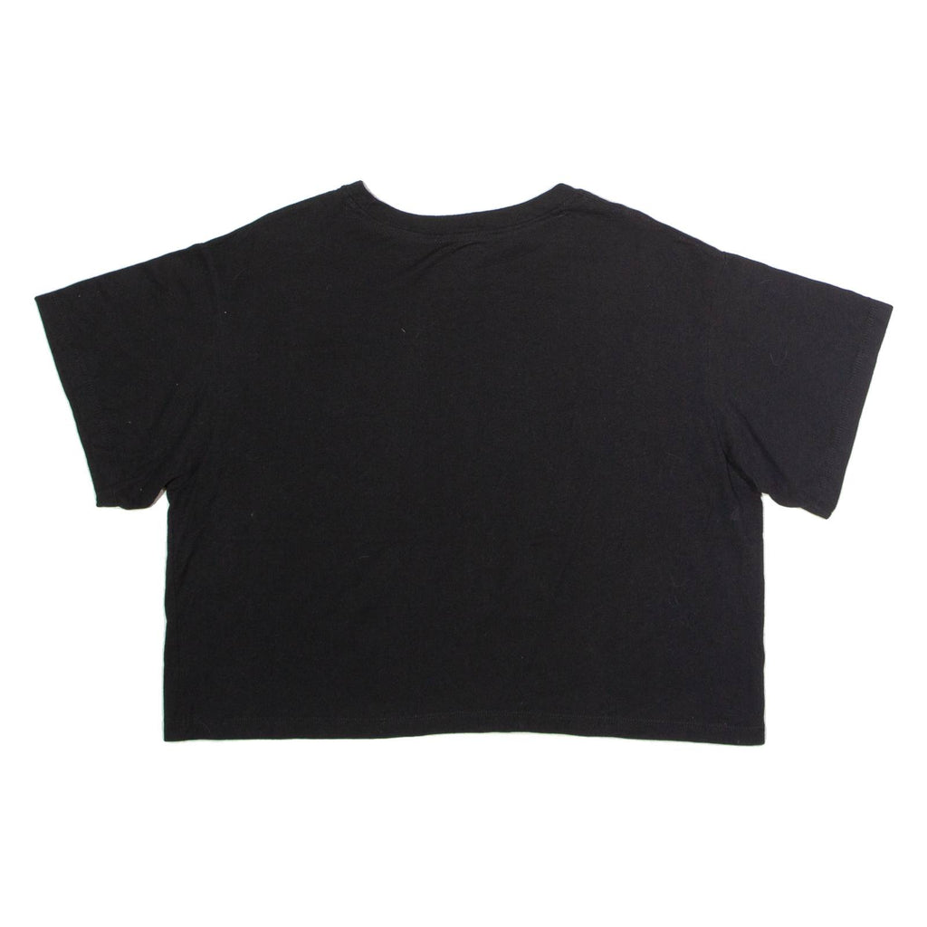 CHAMPION Crop Womens T-Shirt Black XL