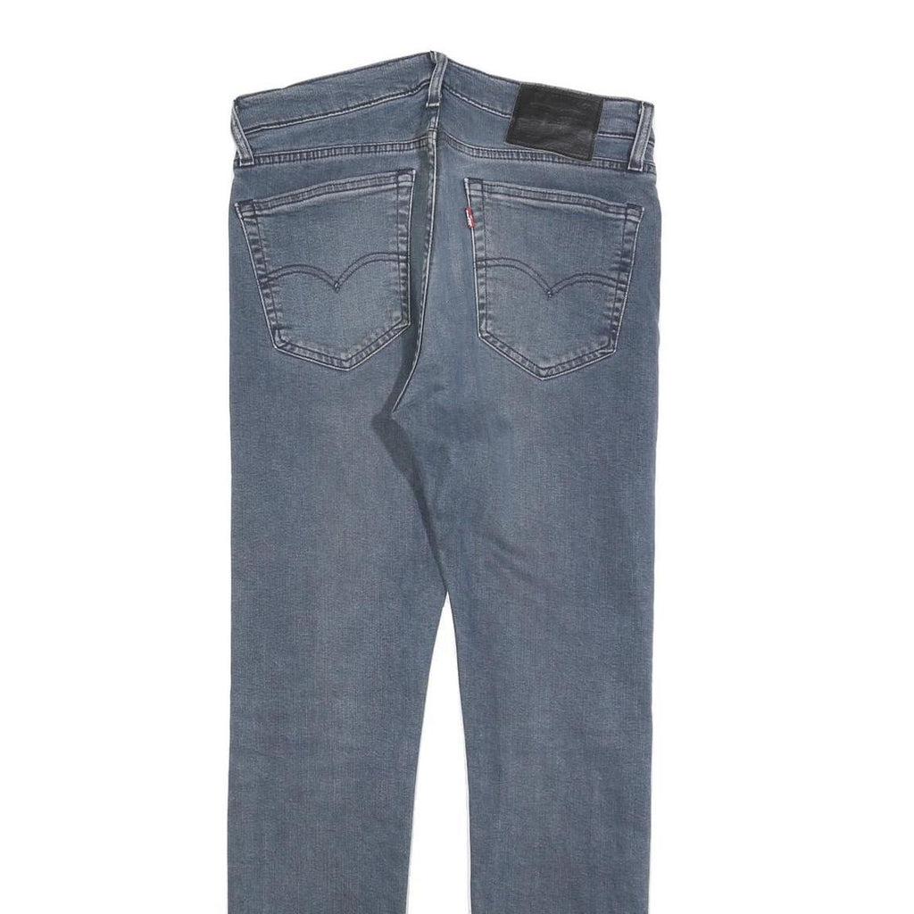 LEVI'S 510 Mens Jeans Blue Slim Skinny Denim Medium W30 L32 Zip Pocket