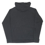 NIKE Mens Black Full Zip Hoodie 2XL Lightweight Cotton Blend Casual