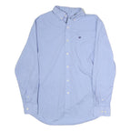 CHAPS Mens Blue Cotton Button-Down Shirt L Casual Classic Fit
