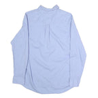 CHAPS Mens Blue Cotton Button-Down Shirt L Casual Classic Fit