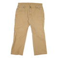DICKIES Mens Beige Regular Fit Straight Denim Cotton Blend Jeans W38 L28