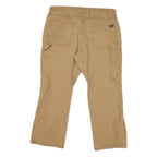 DICKIES Mens Beige Regular Fit Straight Denim Cotton Blend Jeans W38 L28