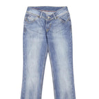 HILFIGER DENIM Womens Slim Blue Denim Light W26 L32 Stretch Slim Leg Jeans