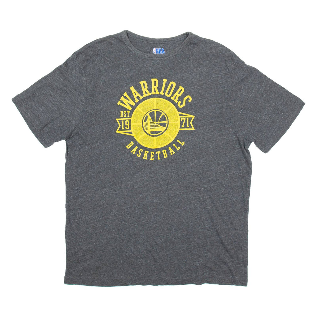 NBA Golden State Warriors Basketball Mens T-Shirt Grey USA XL