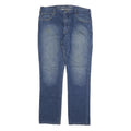 CARHARTT Mens Relaxed Fit Blue Denim Straight Jeans Cotton Blend W38 L34 Casual