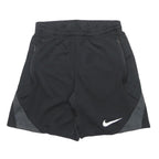 NIKE Womens Black Casual Sports Shorts S W24 Lightweight Polyester Comfort