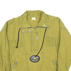 LOFFLER Womens Green Jacket L Polyester Blend Plain Zip Casual Lightweight