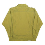 LOFFLER Womens Green Jacket L Polyester Blend Plain Zip Casual Lightweight