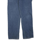 DICKIES Mens Blue Regular Fit Straight Denim Jeans W40 L32 Workwear Zip