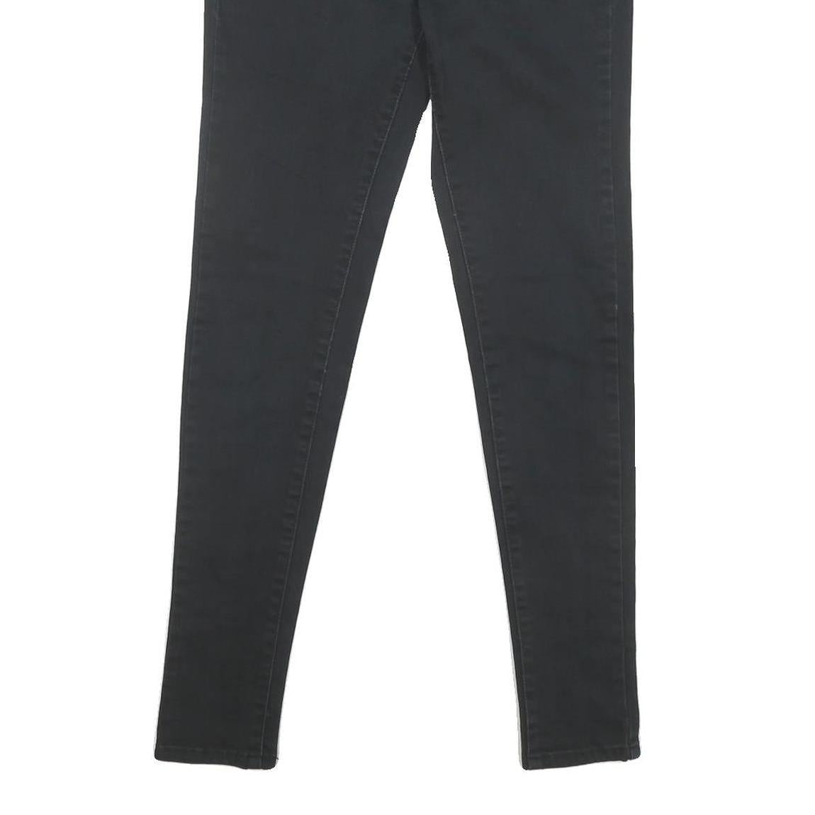 LEVI'S Womens Jeans Black Slim Legging Denim Rinse W27 L29 Slim Fit Zip