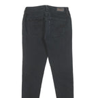 LEVI'S Womens Jeans Black Slim Legging Denim Rinse W27 L29 Slim Fit Zip