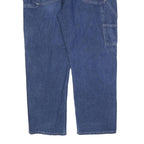 DICKIES Mens Regular Fit Blue Denim Jeans W40 L30 Workwear Zip Closure