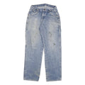 DICKIES Mens Regular Fit Blue Denim Jeans W28 L31 Cotton Blend Zip Pockets
