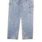 DICKIES Mens Regular Fit Blue Denim Jeans W28 L31 Cotton Blend Zip Pockets