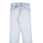 LEVI'S 501 Womens Jeans Blue Regular Flared Denim Light W27 L28 High Waist