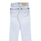 LEVI'S 501 Womens Jeans Blue Regular Flared Denim Light W27 L28 High Waist