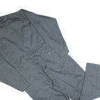 LUTTEURS Mens Grey Cotton Dungarees Regular Fit Workwear L W40 L30 Sturdy