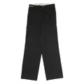DICKIES Mens Black Regular Fit Straight Leg Trousers W30 L32 Workwear Zip