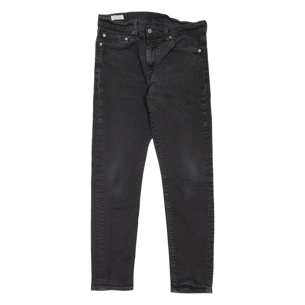 LEVI'S 512 BIG E Jeans Mens Black Slim Tapered W31 L29