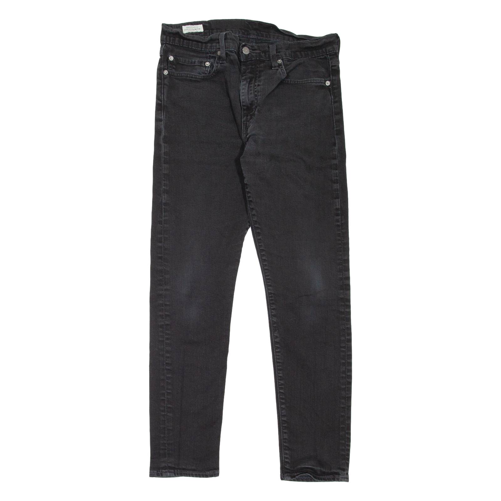 LEVI'S 512 BIG E Jeans Mens Black Slim Tapered W31 L29