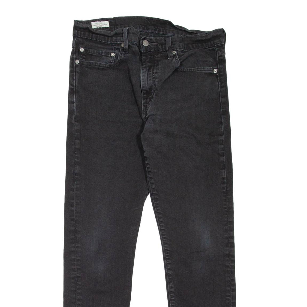 LEVI'S 512 BIG E Jeans Mens Black Slim Tapered W31 L29