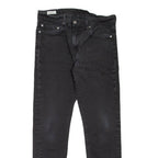 LEVI'S 512 BIG E Jeans Mens Black Slim Tapered W31 L29