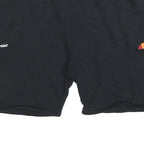 ELLESSE Mens Shorts Black Casual Cotton Blend 2XL W36 Drawstring Pockets