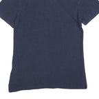 LACOSTE Mens Navy Blue Cotton Blend Short Sleeve Polo Shirt S Classic Fit