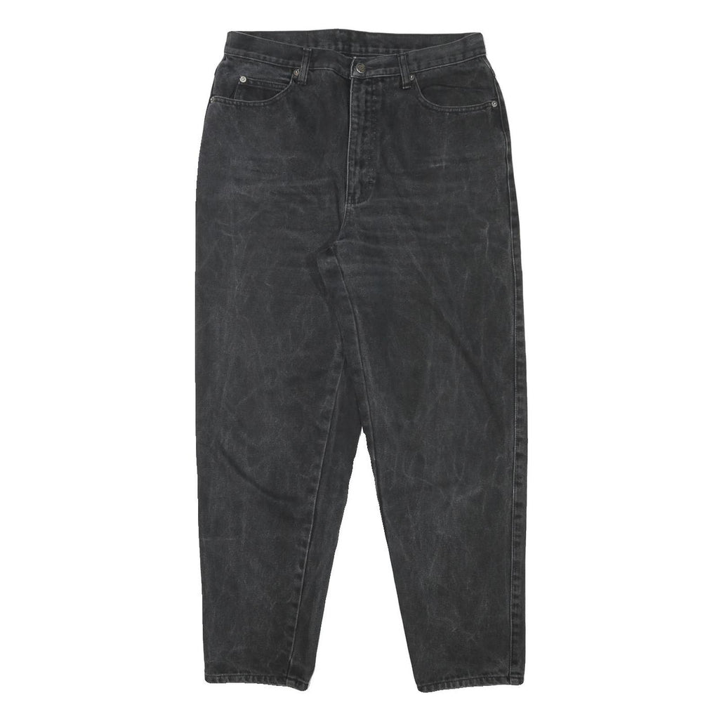 BLUE BIRD Mens Jeans Black Relaxed Straight Denim Medium W30 L28 Casual Style