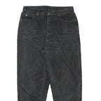BLUE BIRD Mens Jeans Black Relaxed Straight Denim Medium W30 L28 Casual Style