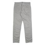 LEVI'S Mens Cotton Grey Slim Straight Trousers W31 L32 Casual Zip