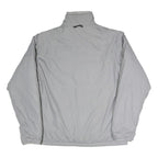 COLUMBIA Mens Grey Jacket M Polyester Blend Plain Zip Outdoor Warm Lightweight