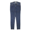 CALVIN KLEIN JEANS Womens Slim Blue Denim Slim Jeans W26 L28 Stretch Zip