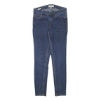 CALVIN KLEIN JEANS Womens Slim Blue Denim Slim Jeans W26 L28 Stretch Zip
