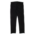 VANS Womens Jeans Black Regular Skinny W30 L30