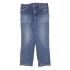 LEE Mens Jeans Blue Regular Straight Denim Medium W34 L27 Classic Cotton Blend