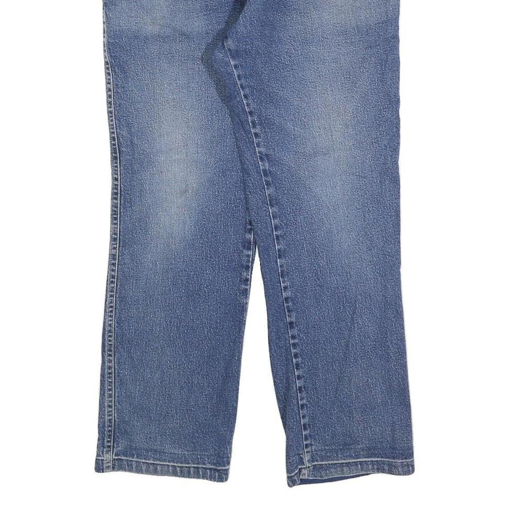 LEE Mens Jeans Blue Regular Straight Denim Medium W34 L27 Classic Cotton Blend