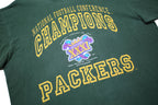 TOUR CHAMP Mens Green National Football Conference Champions Packers T-Shirt XL