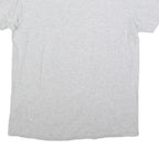 ADIDAS Mens Grey Cotton Blend T-Shirt M Short Sleeve Crew Neck Flag Logo Graphic