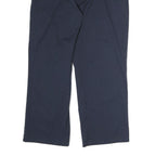 DICKIES Mens Cotton Blend Navy Regular Straight Trousers W36 L30 Workwear