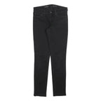 LEVI'S Womens Jeans Black Slim Skinny Denim Medium W28 L29 Zip Cotton Blend
