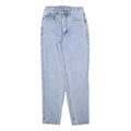 TEDDYS Womens Regular Light Blue Denim Jeans W25 L30 Cotton Blend Zip
