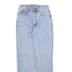 TEDDYS Womens Regular Light Blue Denim Jeans W25 L30 Cotton Blend Zip