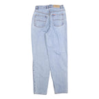 TEDDYS Womens Regular Light Blue Denim Jeans W25 L30 Cotton Blend Zip